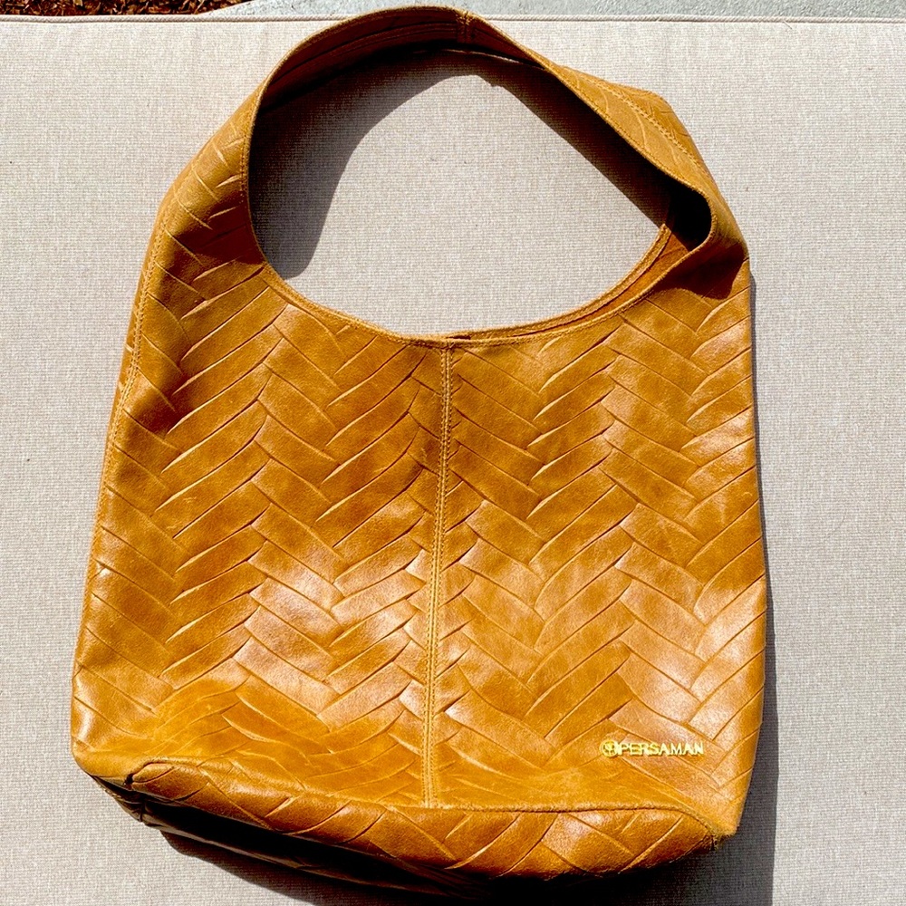 Carved Leather Purse Persaman
